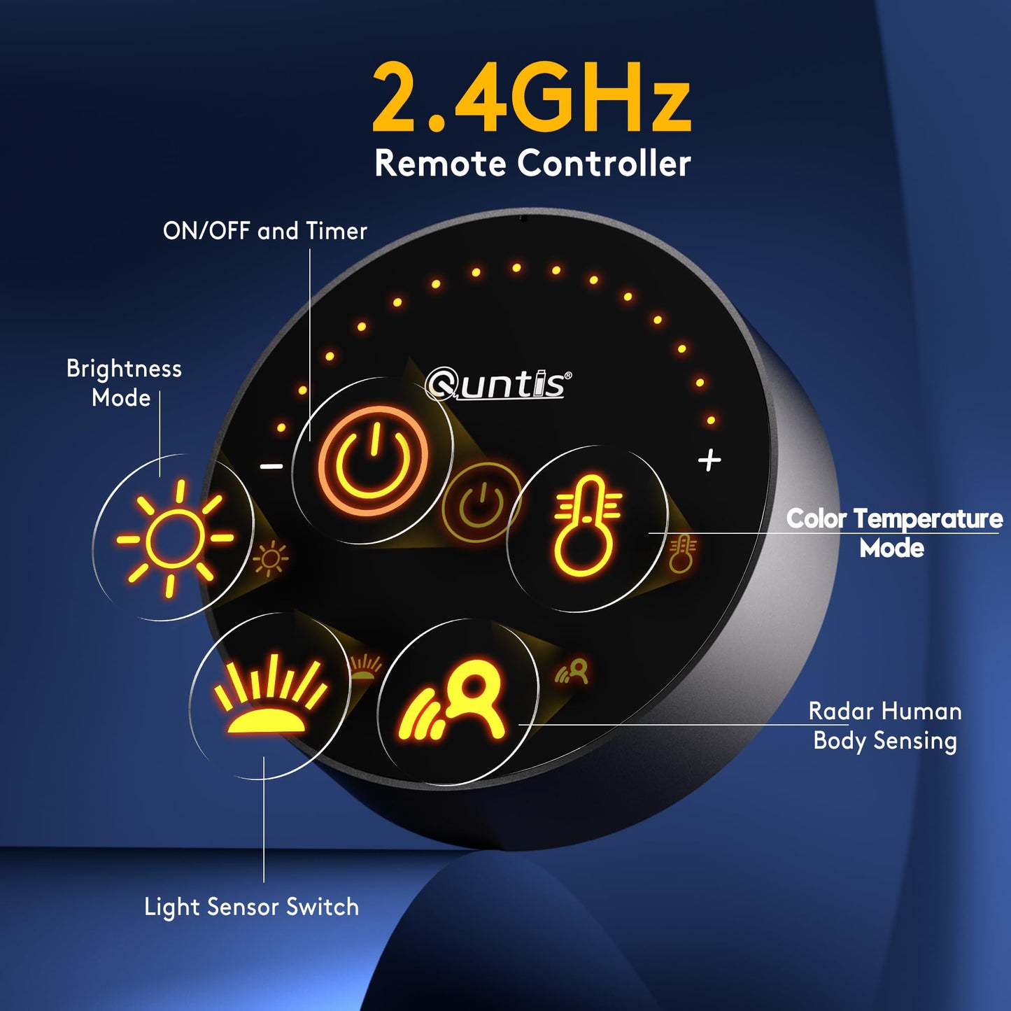 Monitor Lamp with Radar Sensor - RRP: £64.99 - Automatic On/Off Remote Control - 52cm