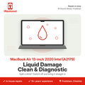 MacBook Air 13-inch 2020 Intel (A2179) Liquid Damage Clean & Diagnostic