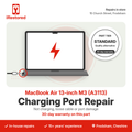 MacBook Air 13-inch M3 (A3113) Charging Port Repair