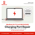 MacBook Air 13-inch M4 (A3240) Charging Port Repair