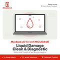 MacBook Air 13-inch M5 (A3449) Liquid Damage Clean & Diagnostic
