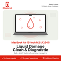 MacBook Air 15-inch M2 (A2941) Liquid Damage Clean & Diagnostic