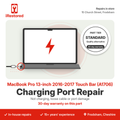 MacBook Pro 13-inch 2016-2017 Touch Bar (A1706) Charging Port Repair