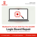MacBook Pro 13-inch 2020 Two-Port (A2289) Logic Board Repair