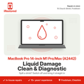 MacBook Pro 14-inch M1 Pro/Max (A2442) Liquid Damage Clean & Diagnostic