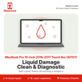 MacBook Pro 15-inch 2016-2017 Touch Bar (A1707) Liquid Damage Clean & Diagnostic