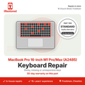 MacBook Pro 16-inch M1 Pro/Max (A2485) Keyboard Repair – Aftermarket