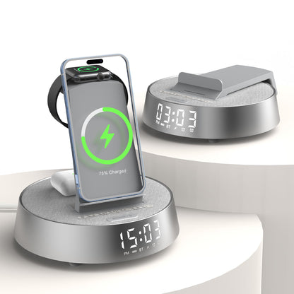Wireless Charging Station RRP - £59.99 25W Bluetooth Speaker Radio Alarm Clock – Universal