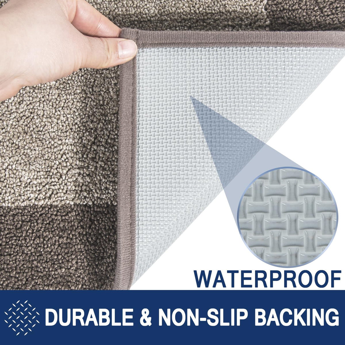 Dirt Trapper Indoor Door Mat RRP - £34.99  Machine Washable Non-slip Rug – 60 x 90 cm