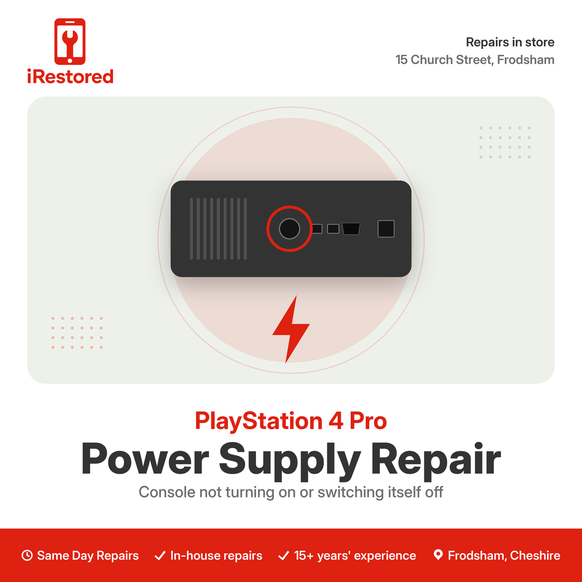 PlayStation 4 Pro Power Supply Replacement