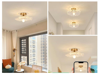 Glass Shade Ceiling Light RRP - £29.99
