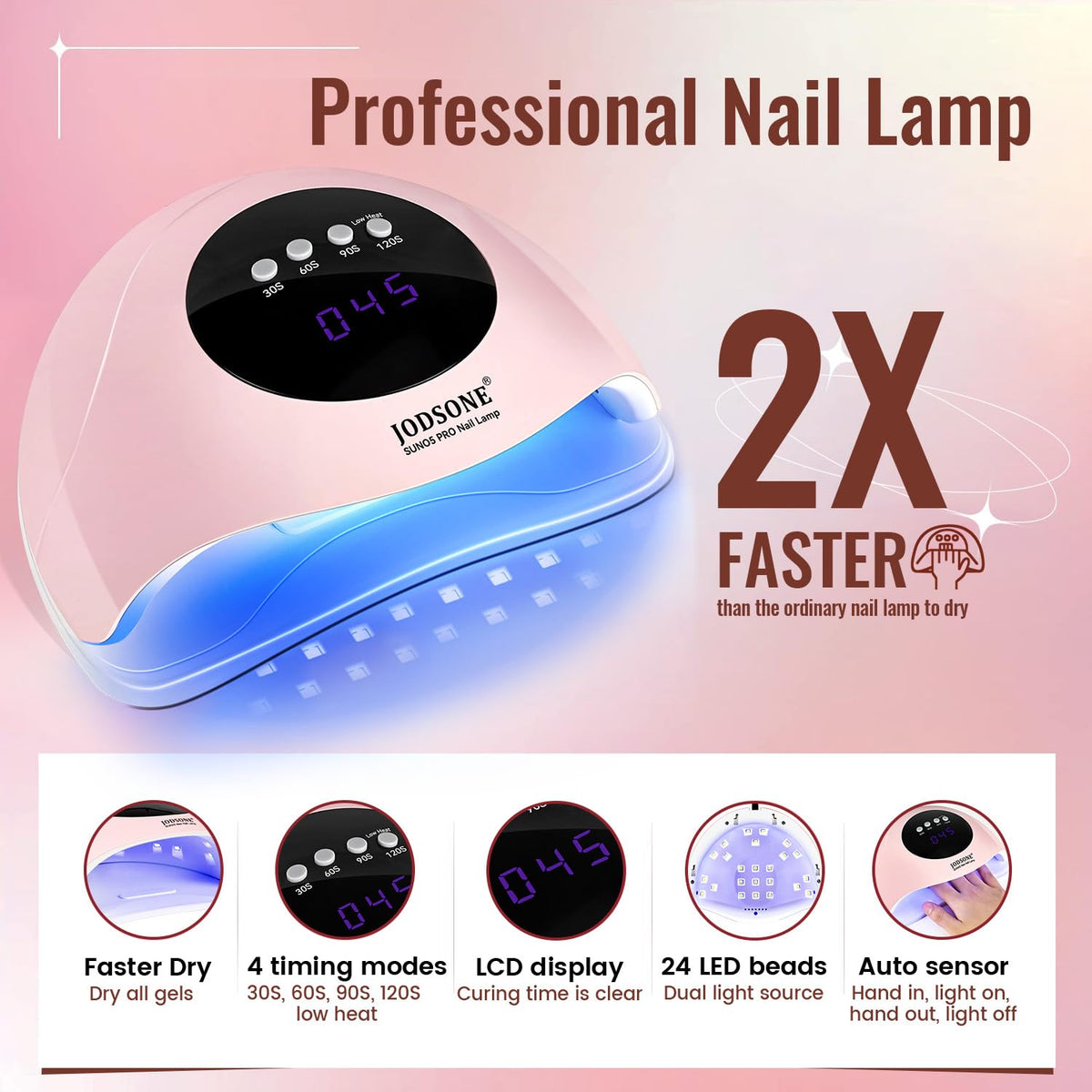Gel Nail Polish Kit RRP - £39.99 with UV Light 32 Colours + Adhesive Bottles – Gifts for Women