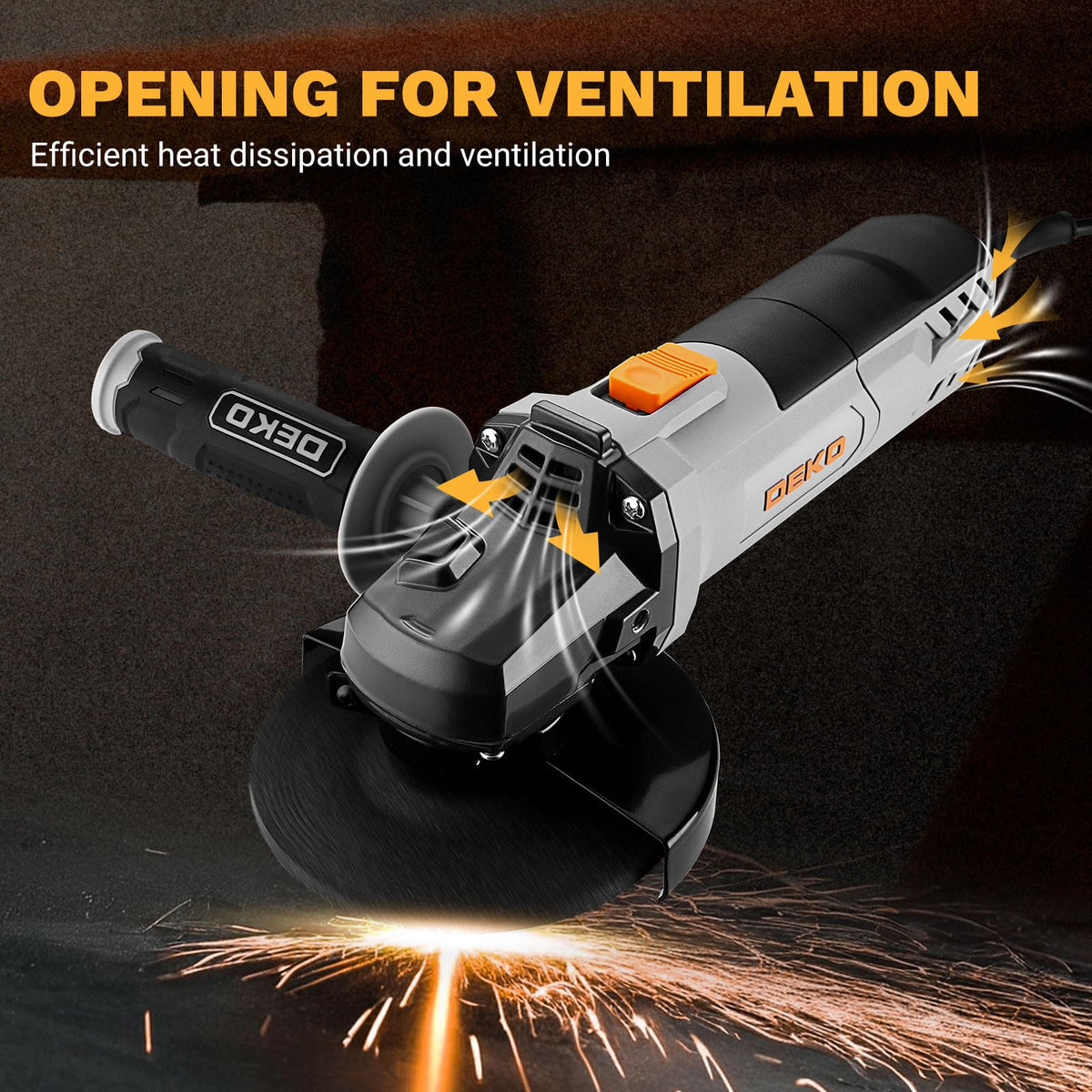 Angle Grinder 900W Electric Tool - Short Handle