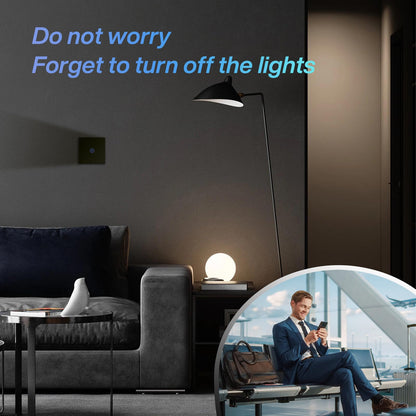 BSEED Smart Light Switch RRP - £39.99 2 Pack Smart Alexa 3 Gang 2 Way WiFi Switchable Switches, Glass Panel Wall Light Switch Black, Goggle/Voice Control, Sharing Devices (Neutral Wire Required)