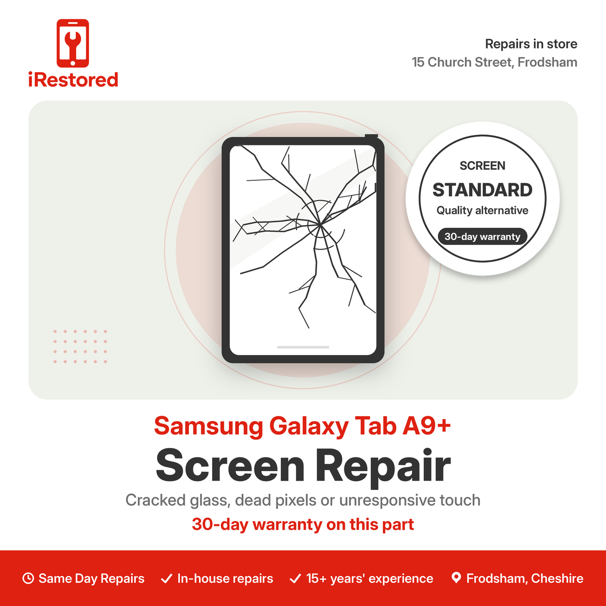 Samsung Galaxy Tab A9+ Screen Repair – Aftermarket