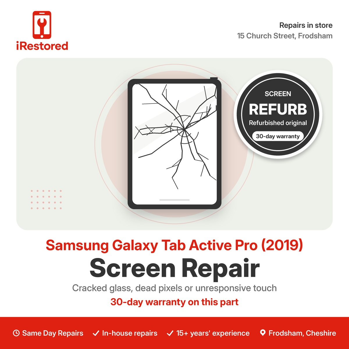 Samsung Galaxy Tab Active Pro (2019) Screen Repair