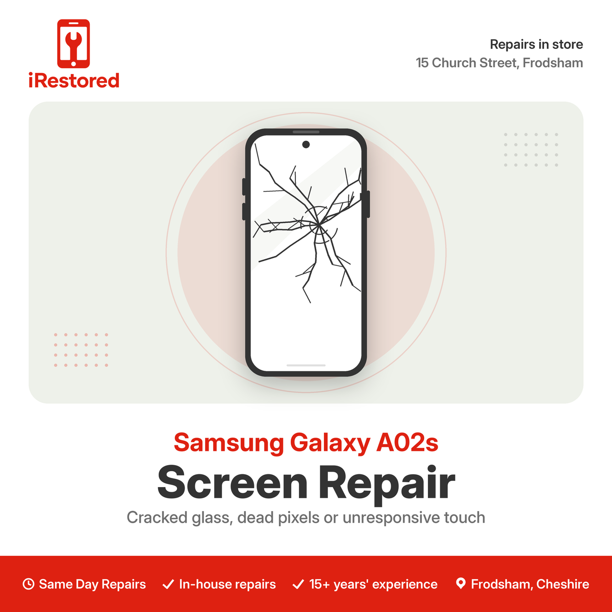 Samsung A02s A025 Screen Replacement