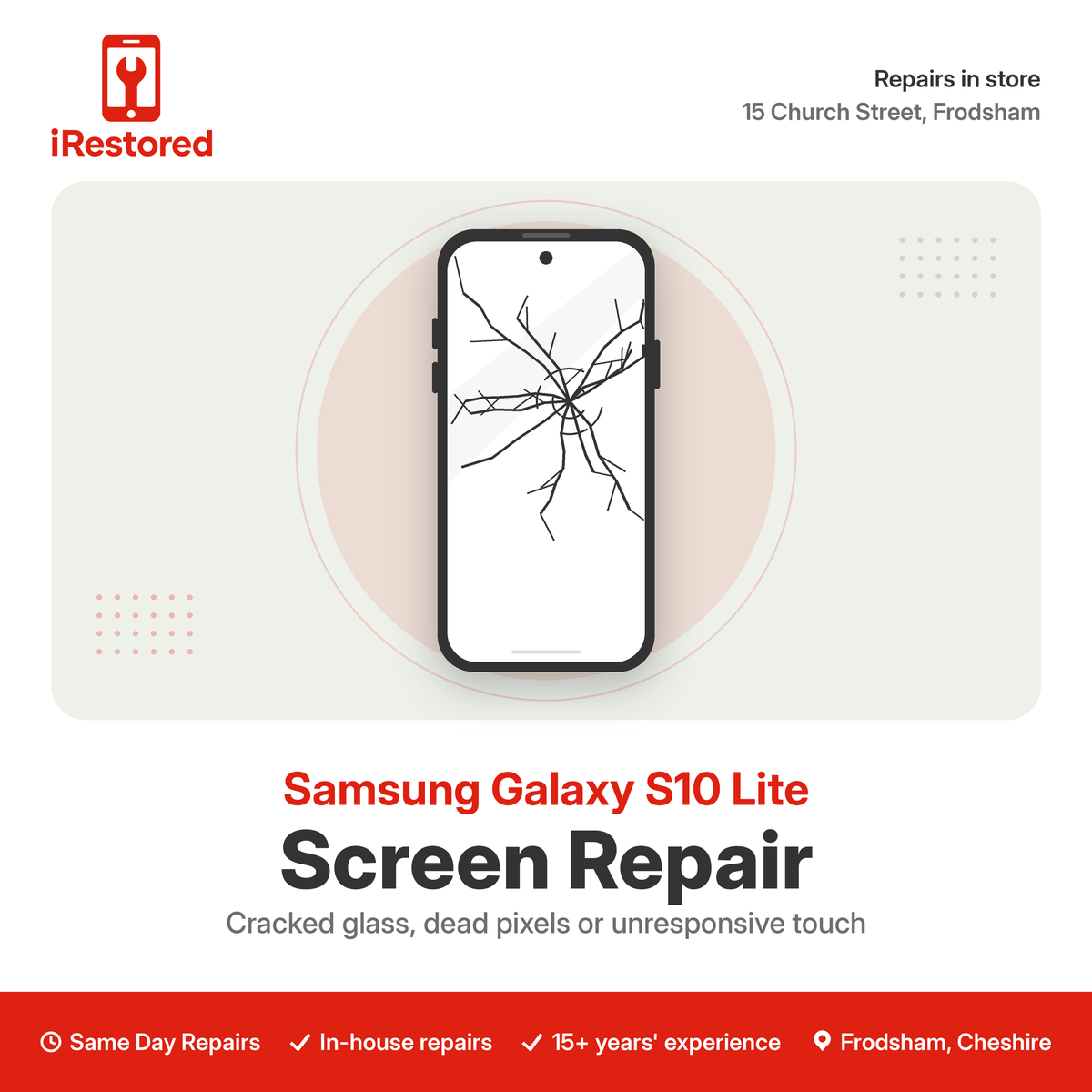 Samsung S10 Lite Screen Replacement