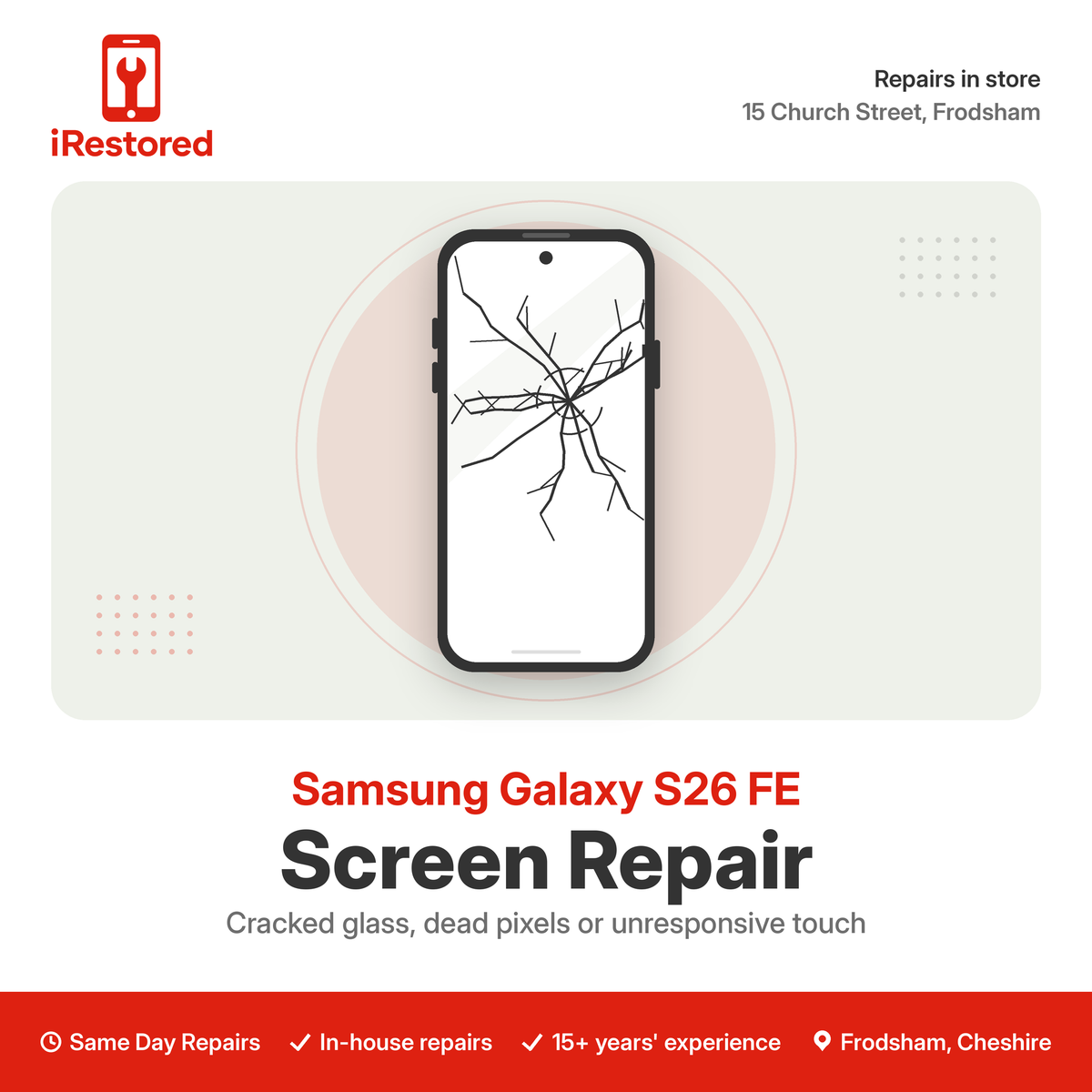 Samsung Galaxy S26 FE Screen Repair