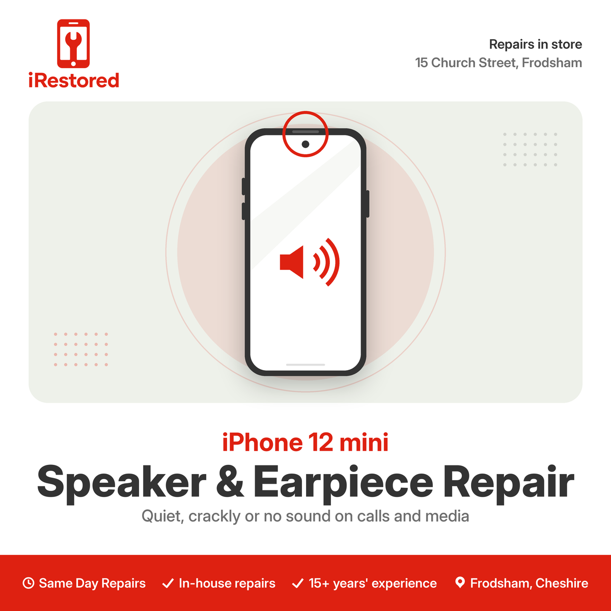 iPhone 12 mini Earpiece Speaker Repair