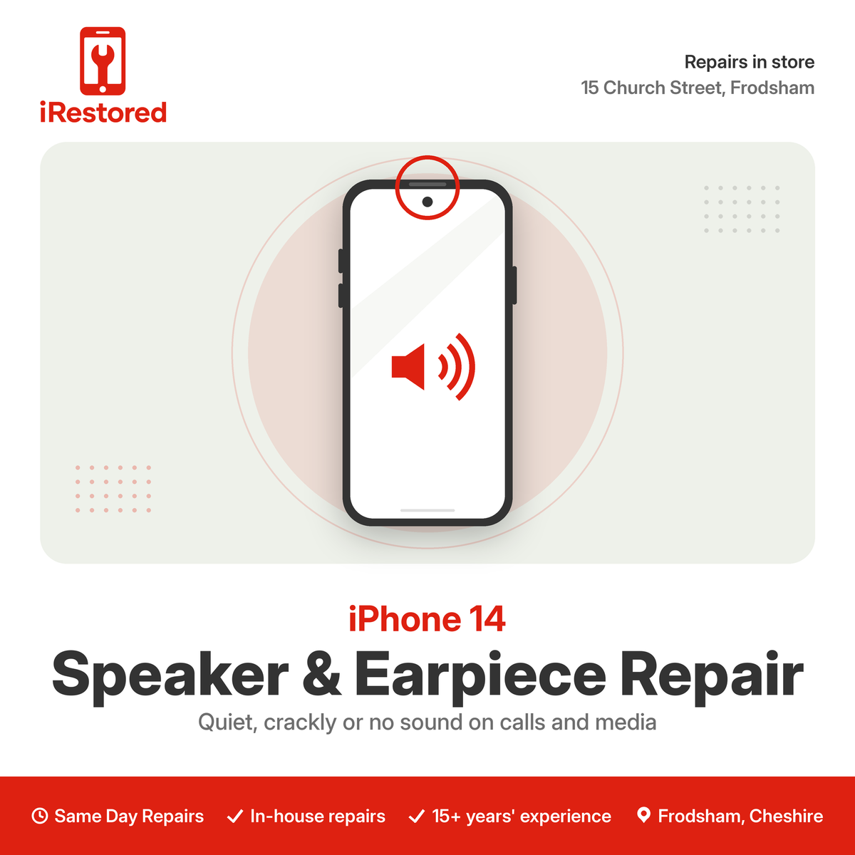 iPhone 14 Loudspeaker Repair