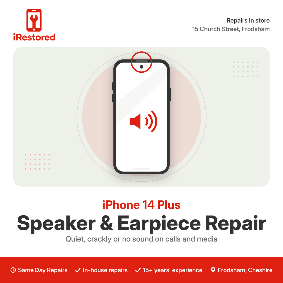 iPhone 14 Plus Loudspeaker Repair