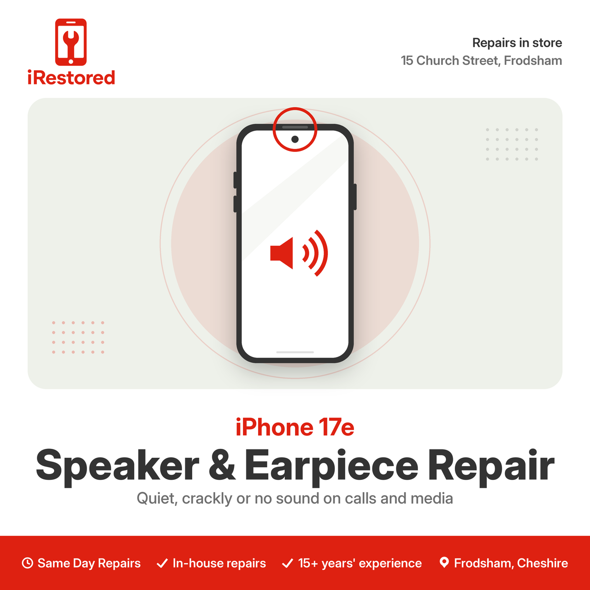 iPhone 17e Loudspeaker Repair