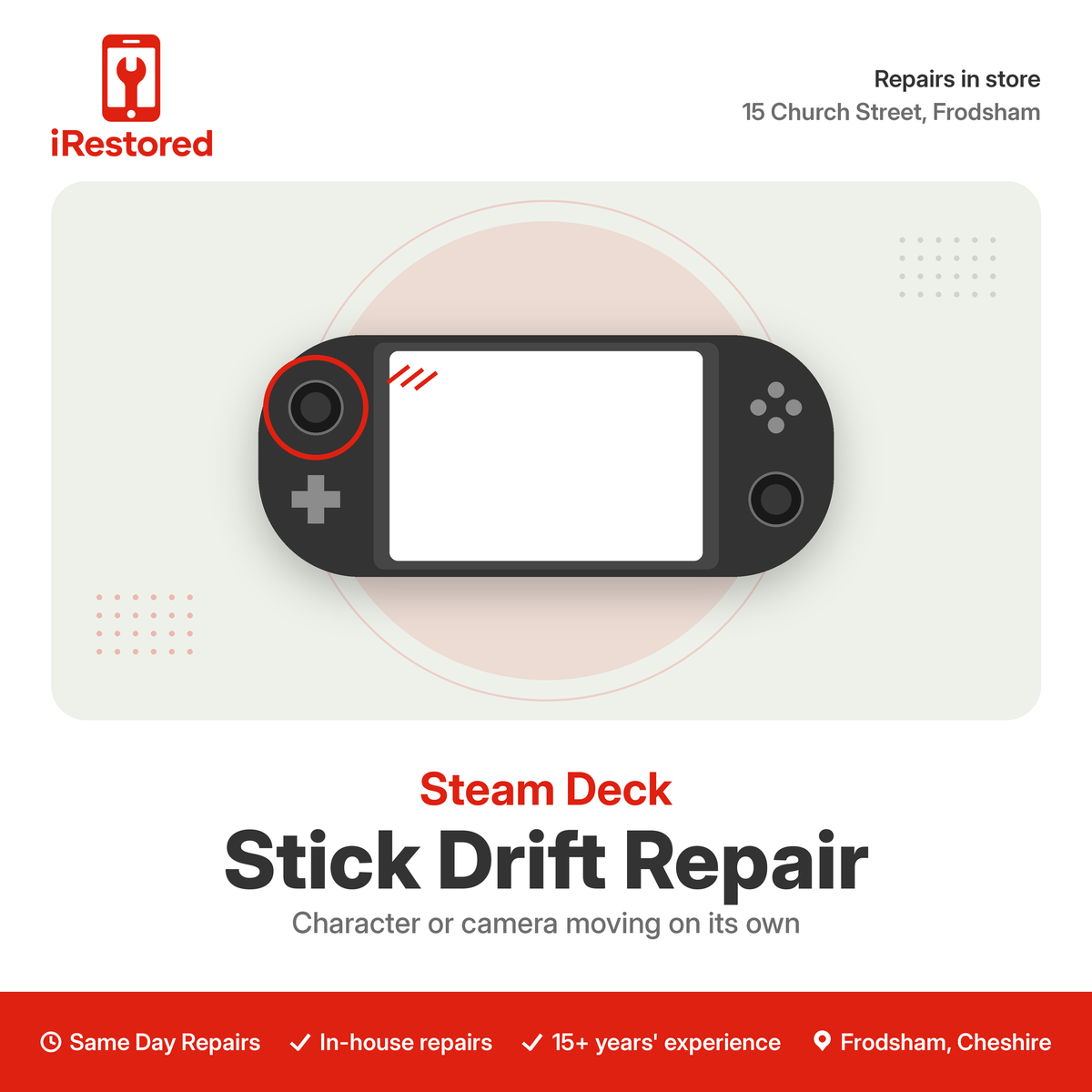 Steam Deck Joystick Drift Repair (LCD, OLED)