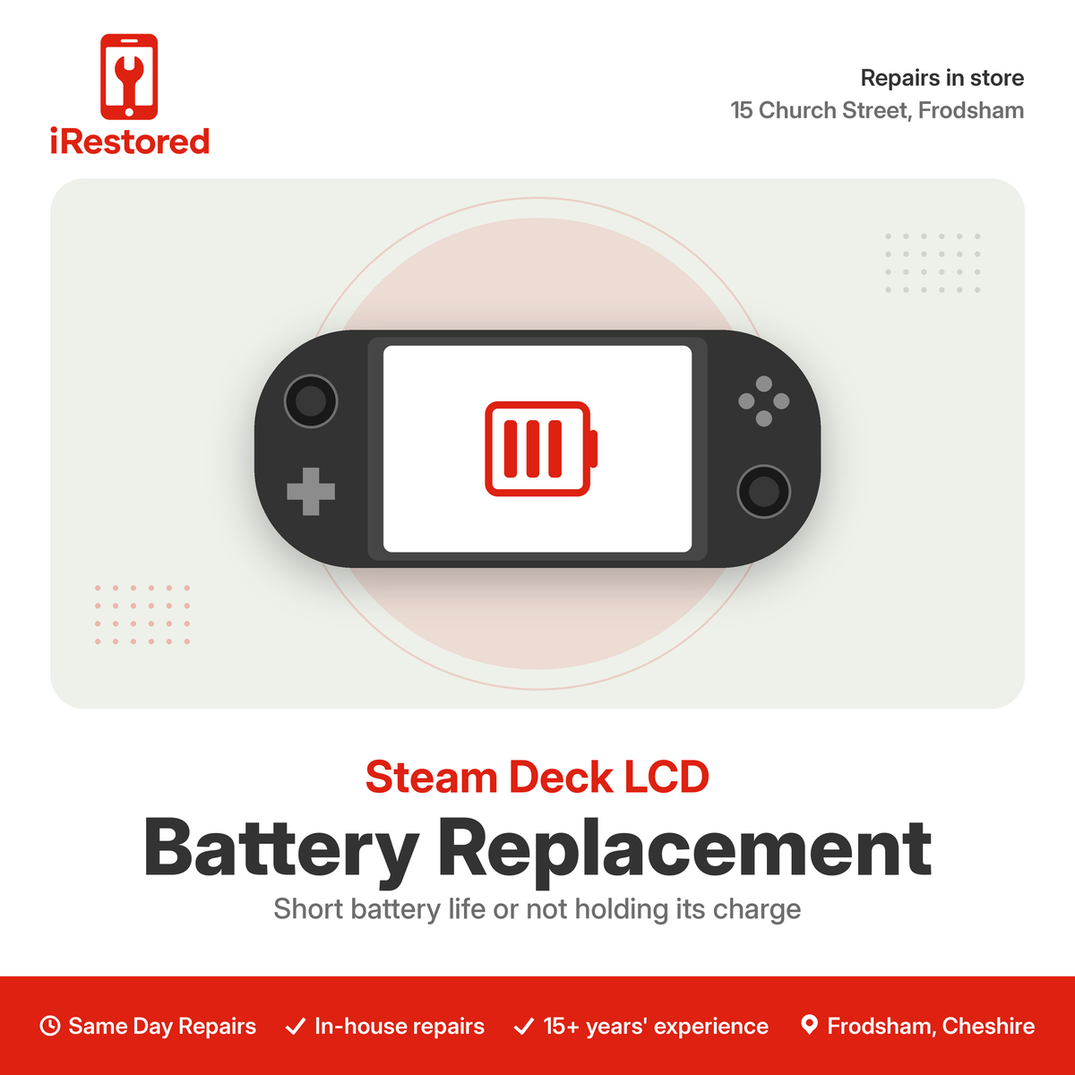 Steam Deck LCD Battery Replacement
