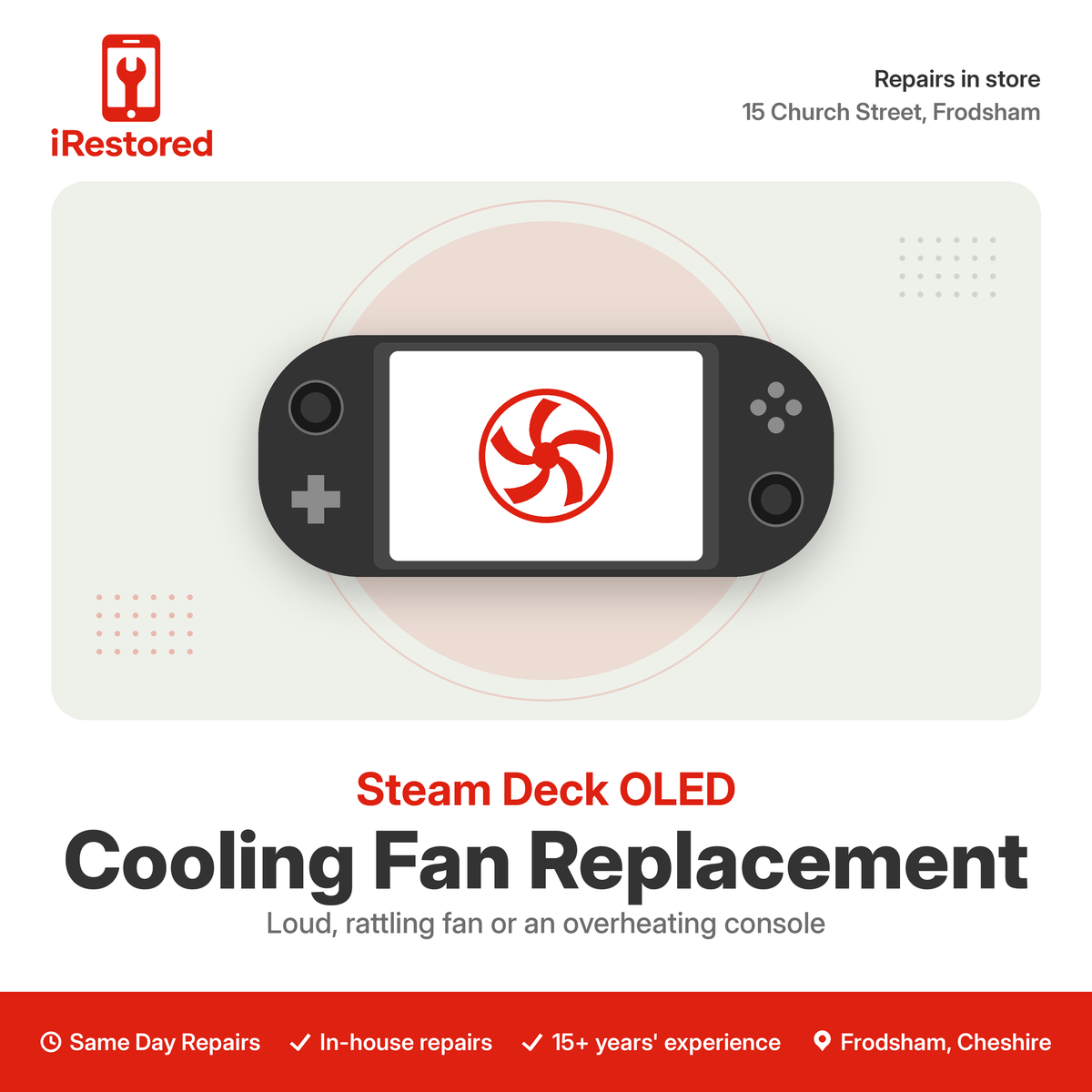 Steam Deck OLED Cooling Fan Replacement