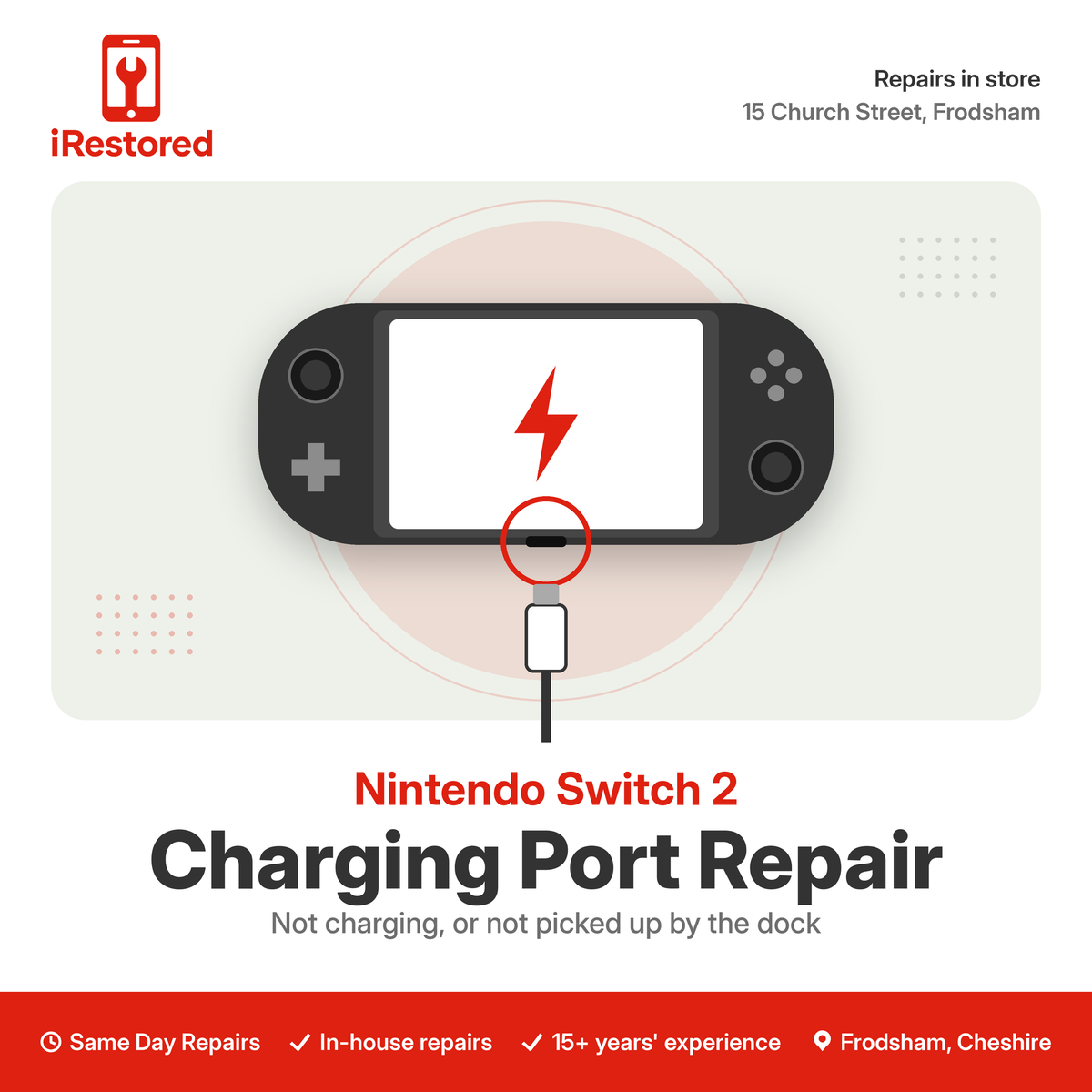 Nintendo Switch 2 Charging Port Replacement