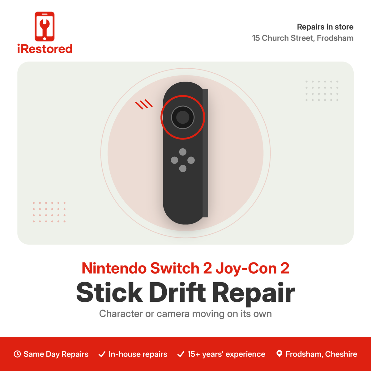 Nintendo Switch 2 Joy-Con 2 Joystick Drift Repair