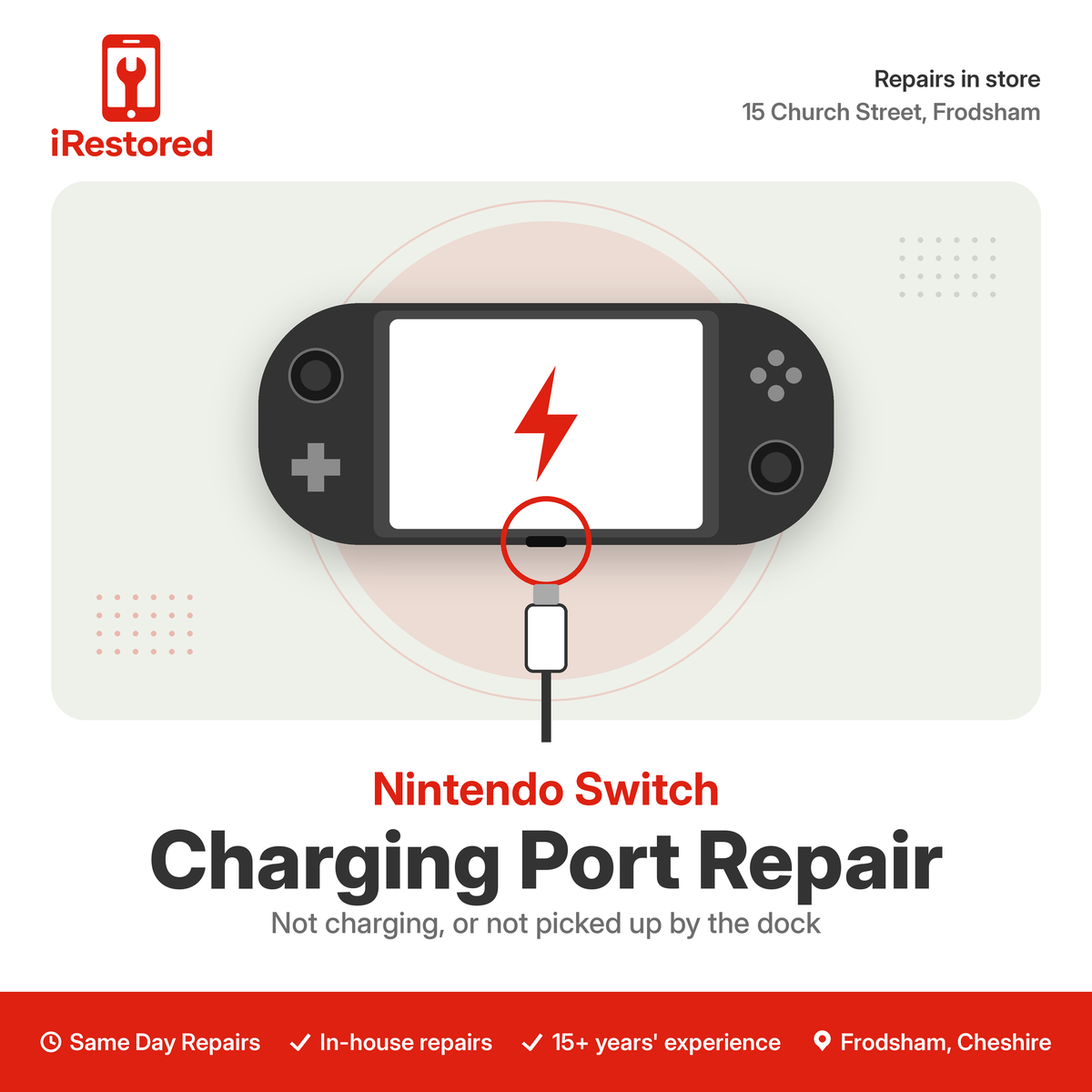 Nintendo Switch Charging Port Replacement