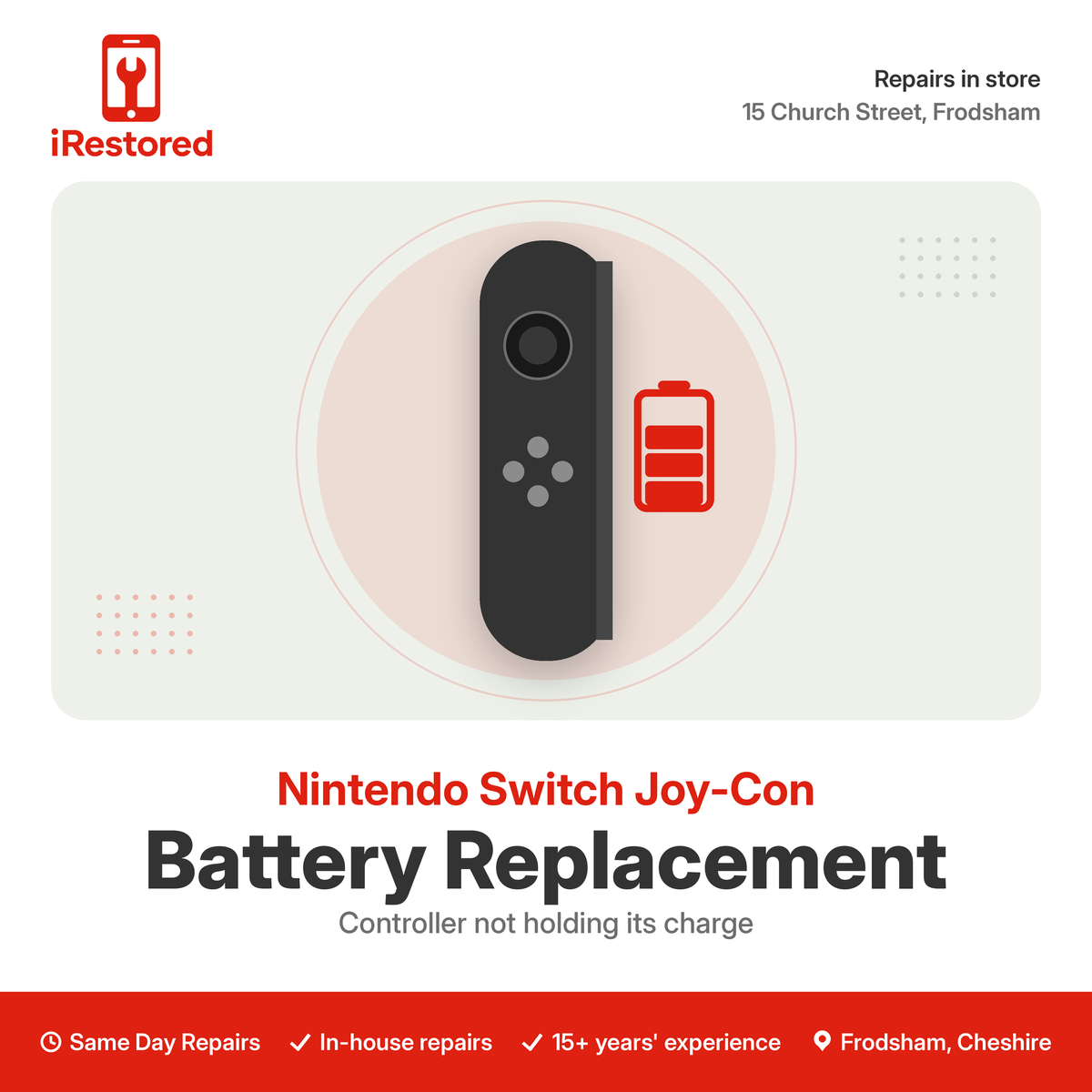 Nintendo Switch Joy-Con Battery Replacement