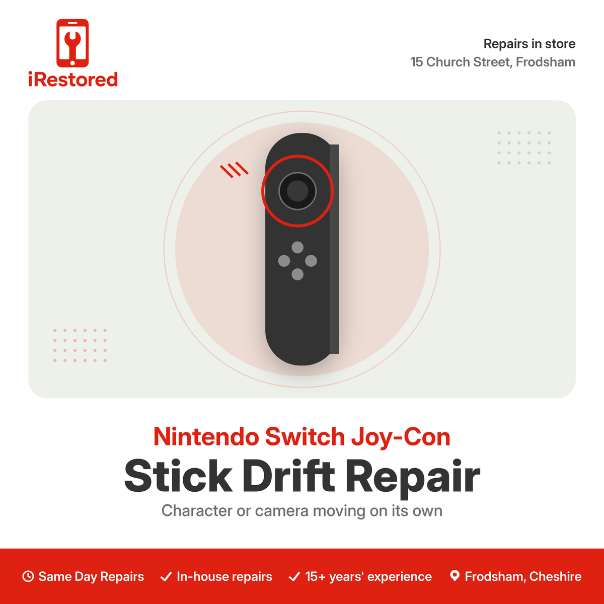 Nintendo Switch Joy-Con Joystick Drift Repair