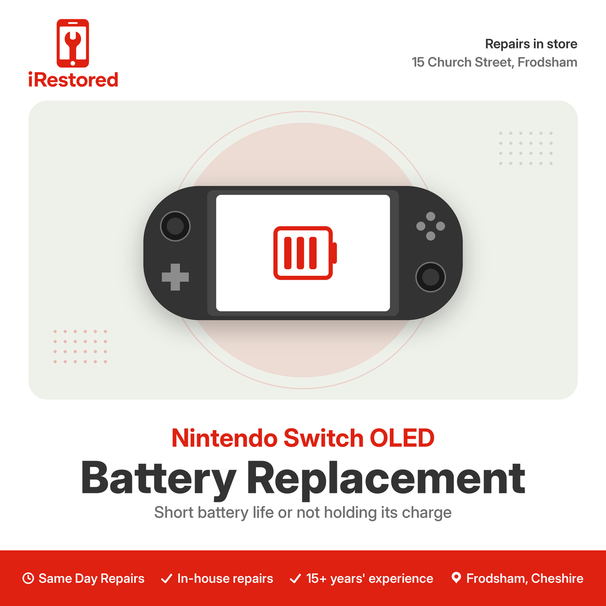 Nintendo Switch OLED Battery Replacement