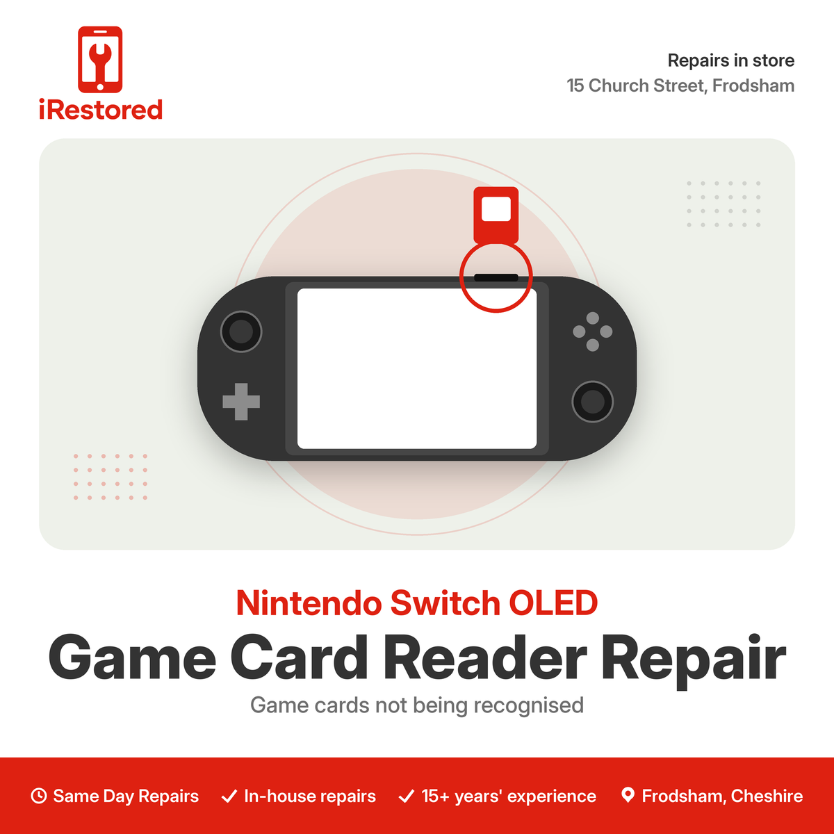 Nintendo Switch OLED Game Card Reader Replacement