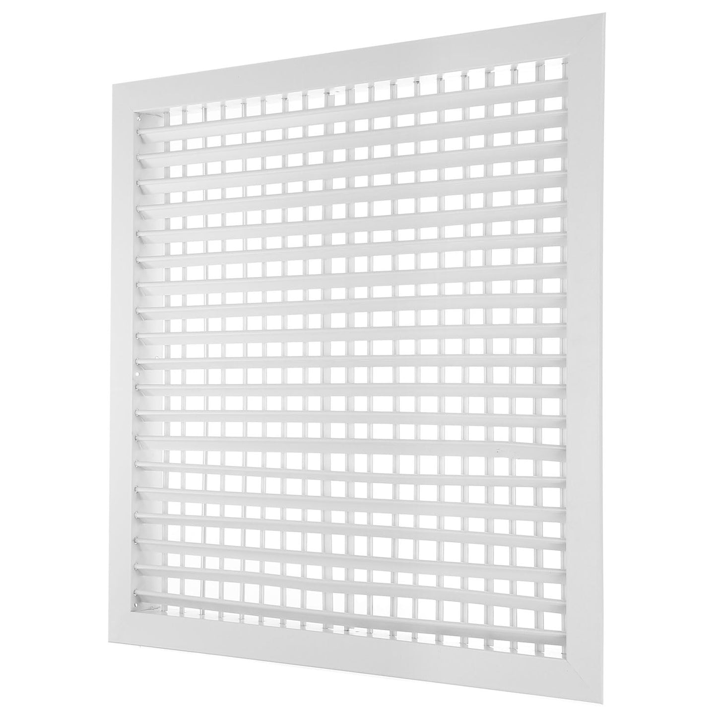 Adjustable Air Supply Diffuser 20" x 20" Aluminium HVAC Vent Cover - RRP £35.99 – White