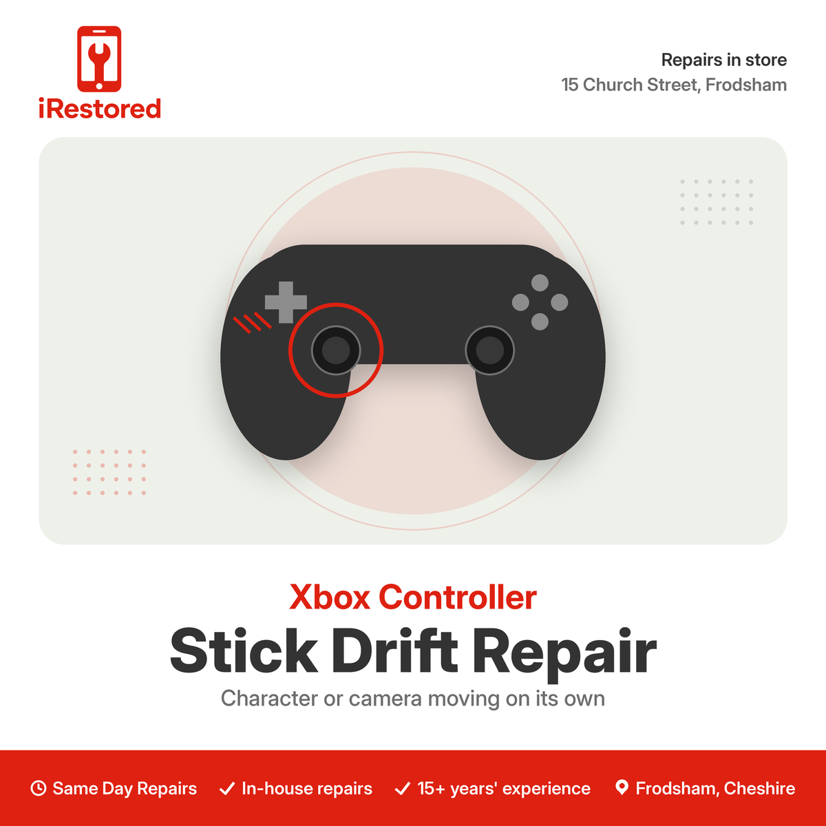Xbox Controller Joystick Drift Repair (One, Series X/S)