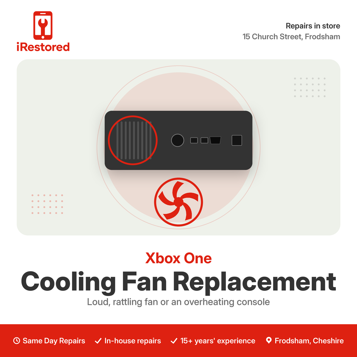 Xbox One Cooling Fan Replacement