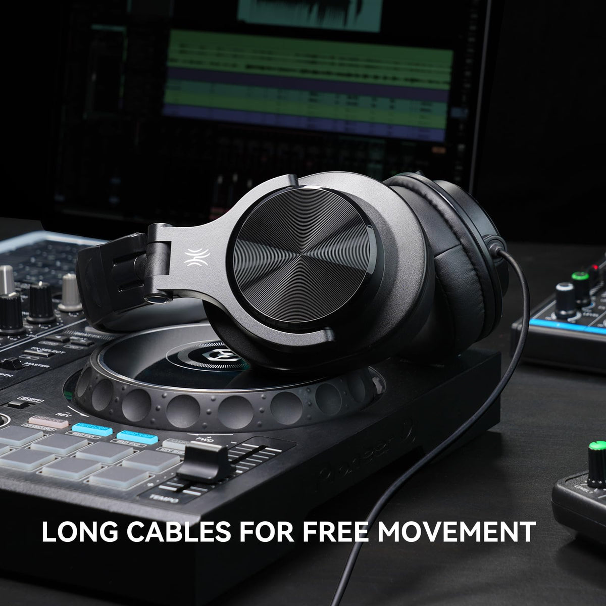 OneOdio A71D Wired Over-Ear Studio Headphones RRP - £34.99 Hi-Res Foldable – Black
