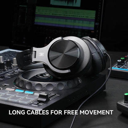 OneOdio A71D Wired Over-Ear Studio Headphones RRP - £34.99 Hi-Res Foldable – Black